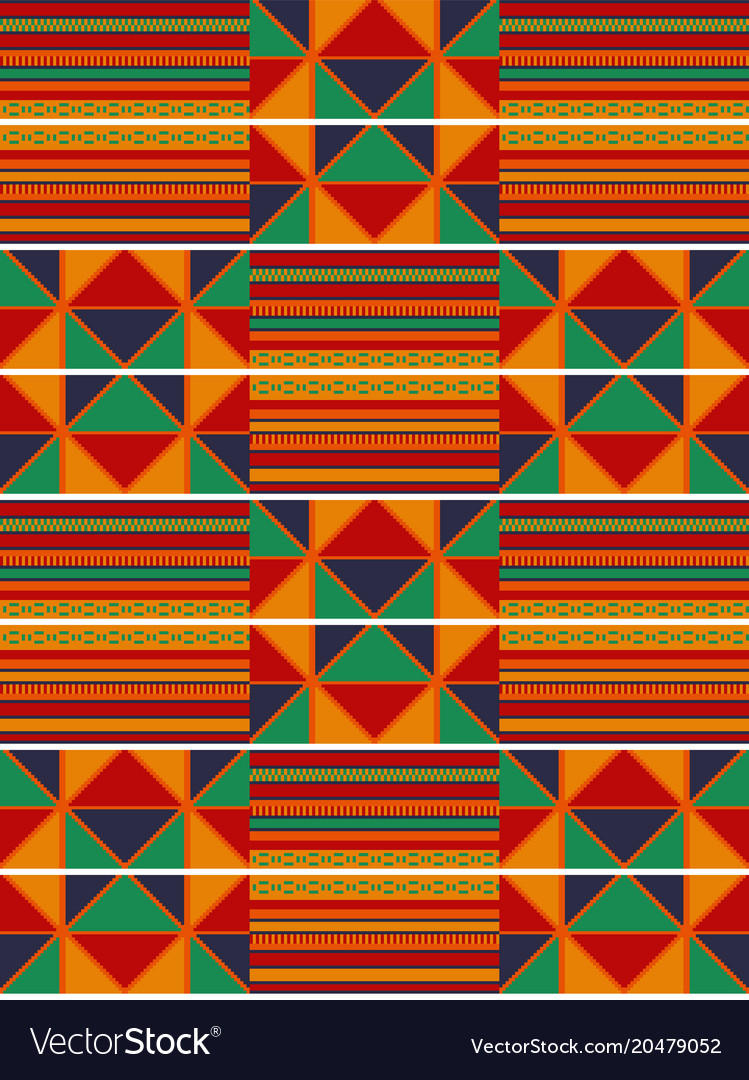 Colorful African print. Cloth kente. Seamless pattern. – www.sopsiak.com